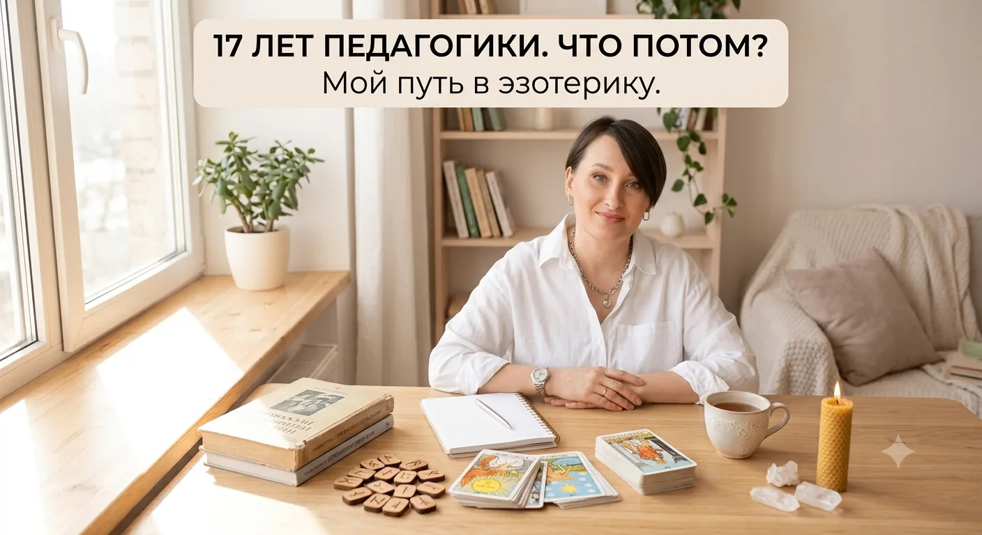 Почему после 17 лет в педагогике я ушла в эзотерику?