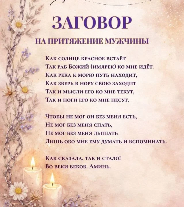 ЗАГОВОРЫ | ОБЕРЕГИ