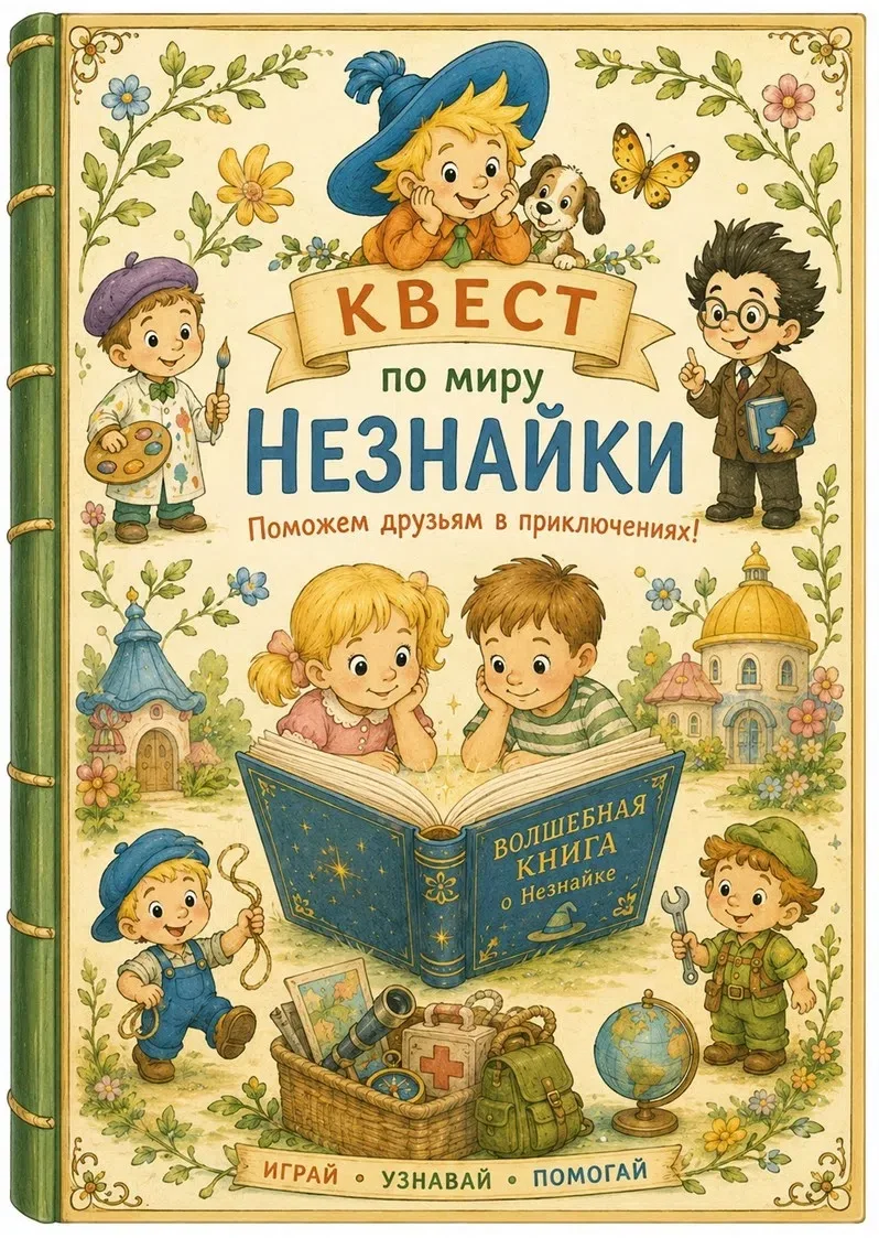 ☀️  Квест по миру Незнайки

 ❤️ - если полезно

❗️Топ каналы для развития

Телеграм ❤️ Макс