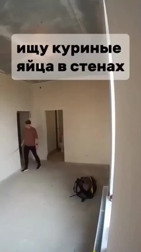 ☝Иностранные рабочие прячут яйца в стенах новых квартир, чтобы потом за деньги их изыма...