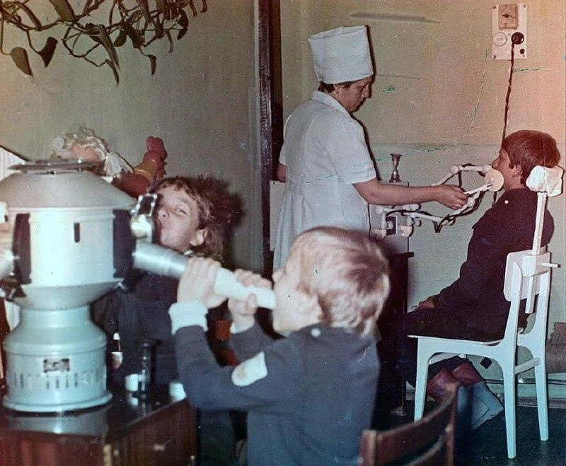 В детской поликлинике, 1981 год