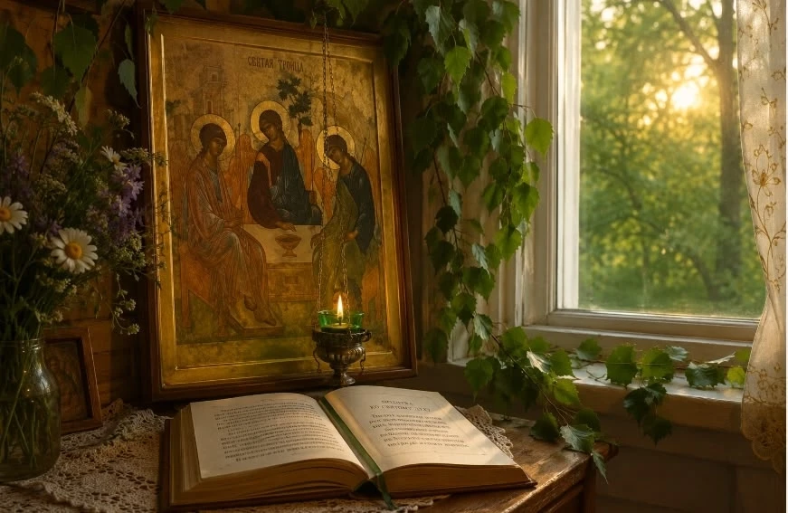 🌿 Дорогие друзья и подписчики! Мы поздравляем вас с праздником Святой Троицы!