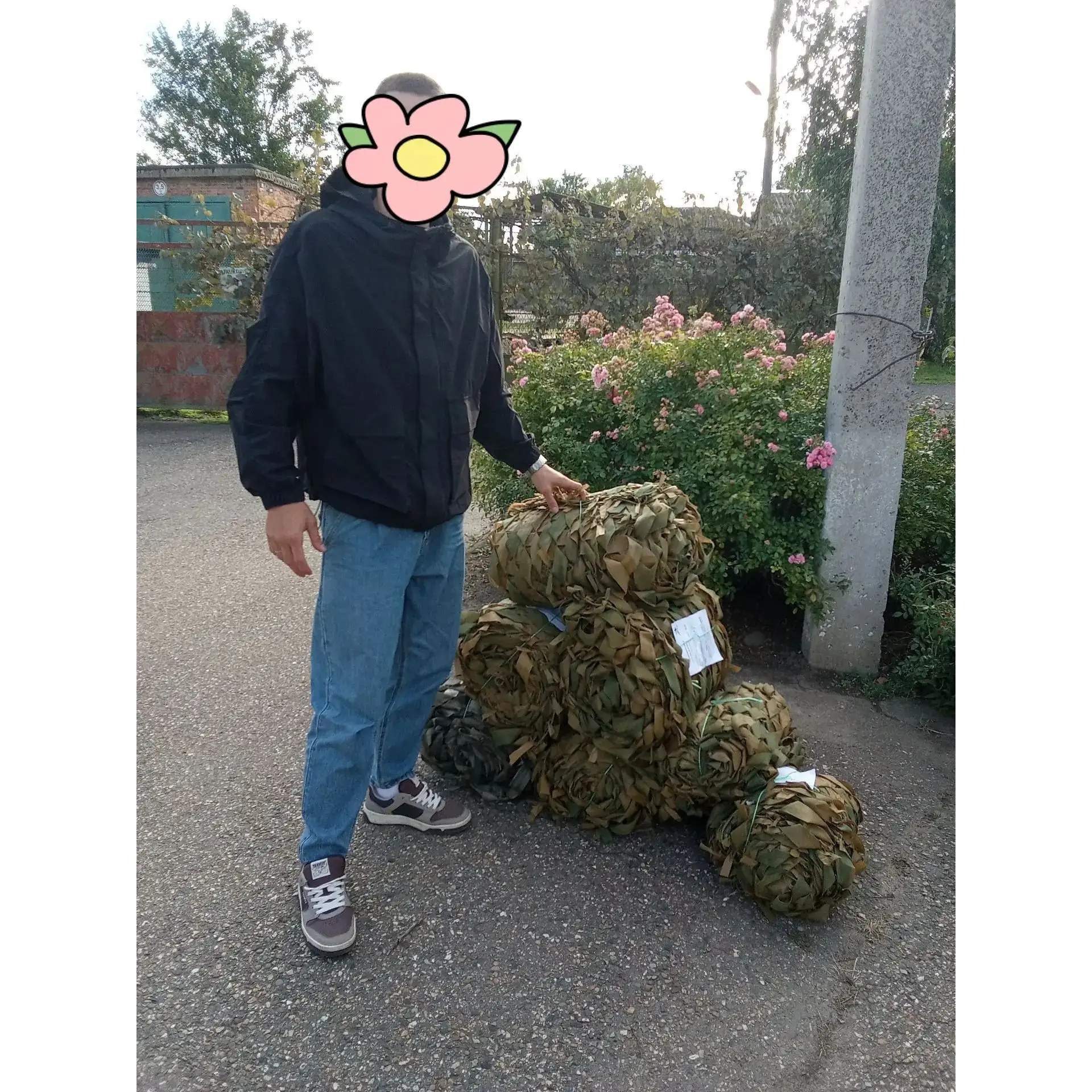 Сегодня у нас бойцы - цветочки😉!
