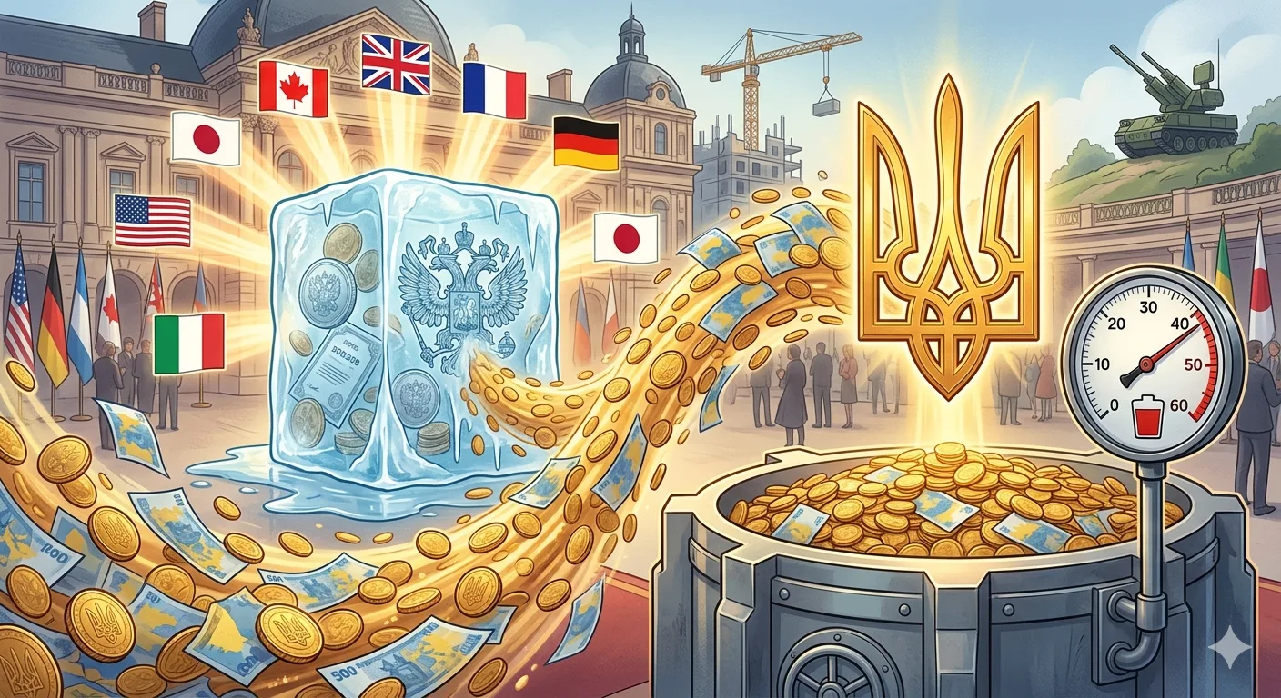 🇺🇦 Лимит почти исчерпан: G7 передала Киеву более $45 млрд из доходов от активов РФ