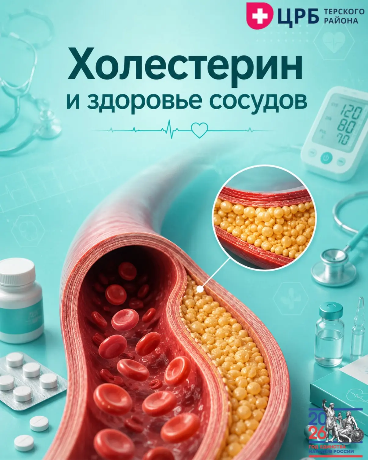 🫀 Холестерин и здоровье сосудов: что важно знать?
