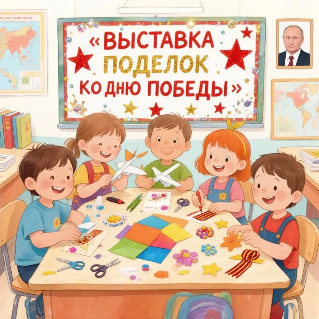 🎗"Победа глазами детей" 👀

🏅В преддверии великого праздника Дня Победы в детском саду прошла выст