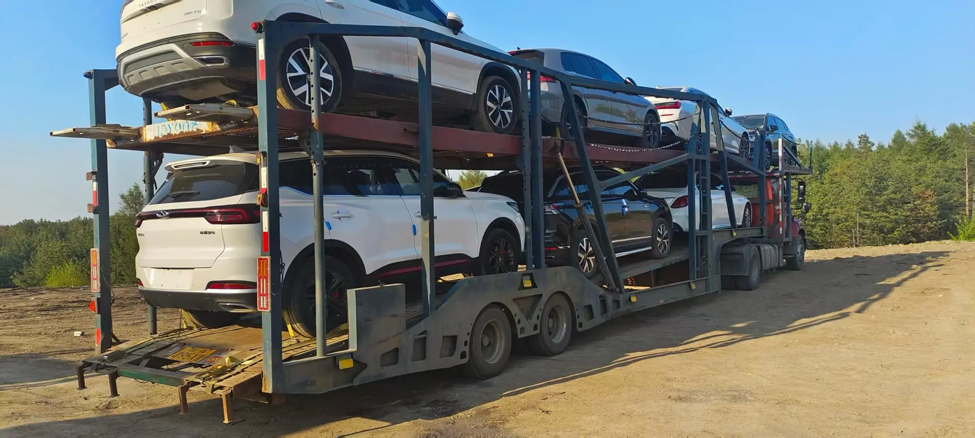 О Т П Р А В К А  К И Т А Й  🚚☑️Произвели погрузку партии Ваших автомобилей на автовоз в Китае для да