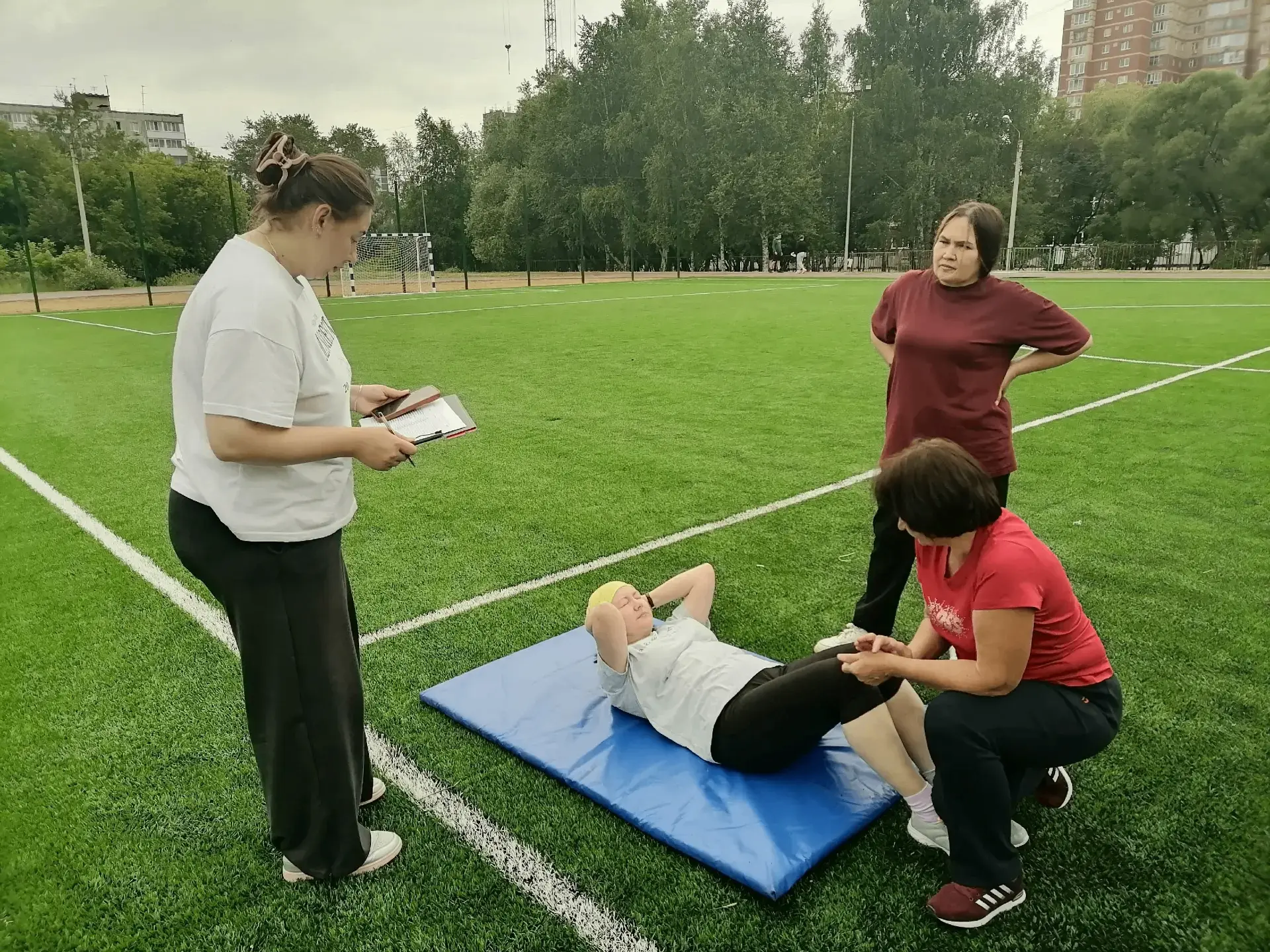 Педагоги школы и детского сада сдали нормативы ГТО 💪