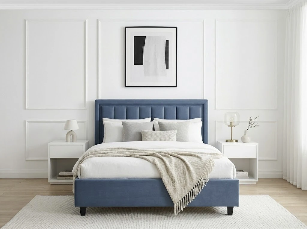 🛏️ Кровать К6 с рамкой — современный комфорт и стиль для вашей спальни!