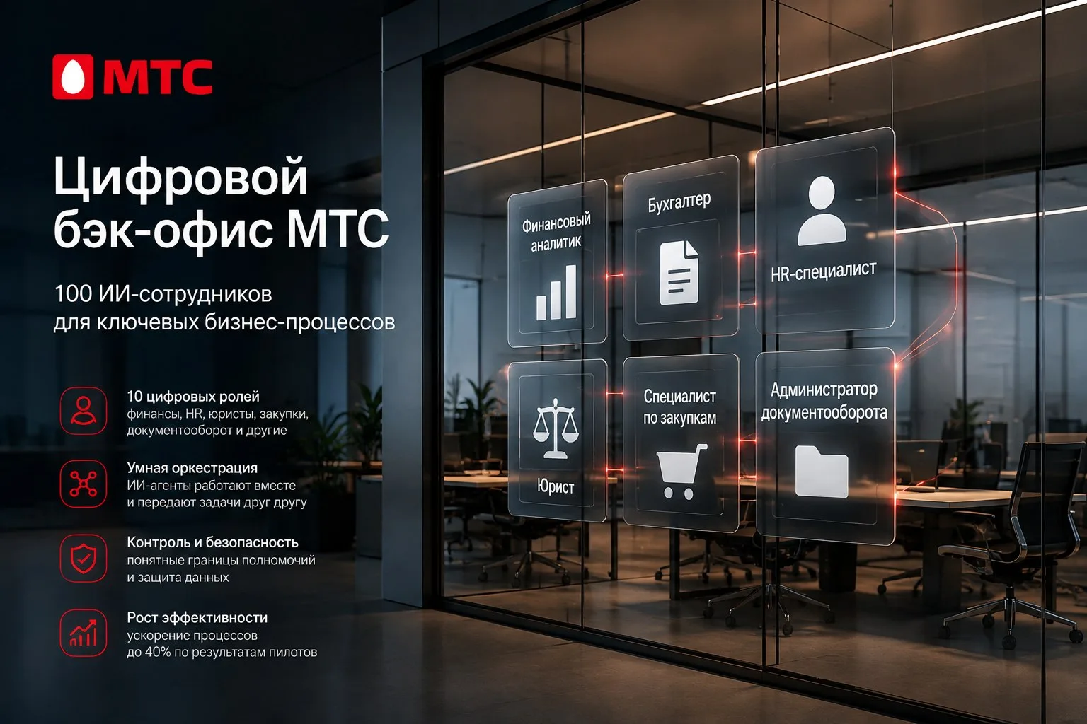 🤖 МТС собирает штат из 100 ИИ-сотрудников
