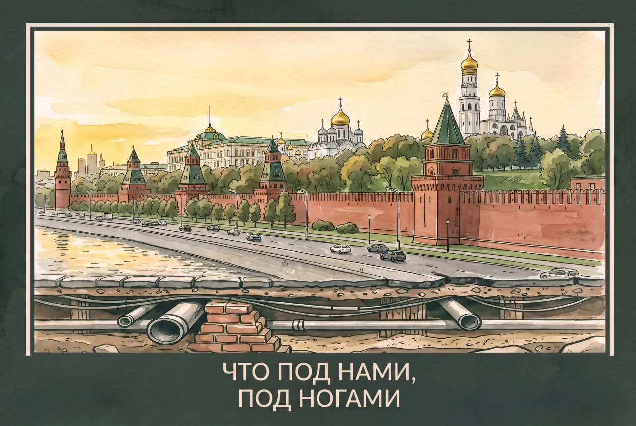 Москва: город на известняке