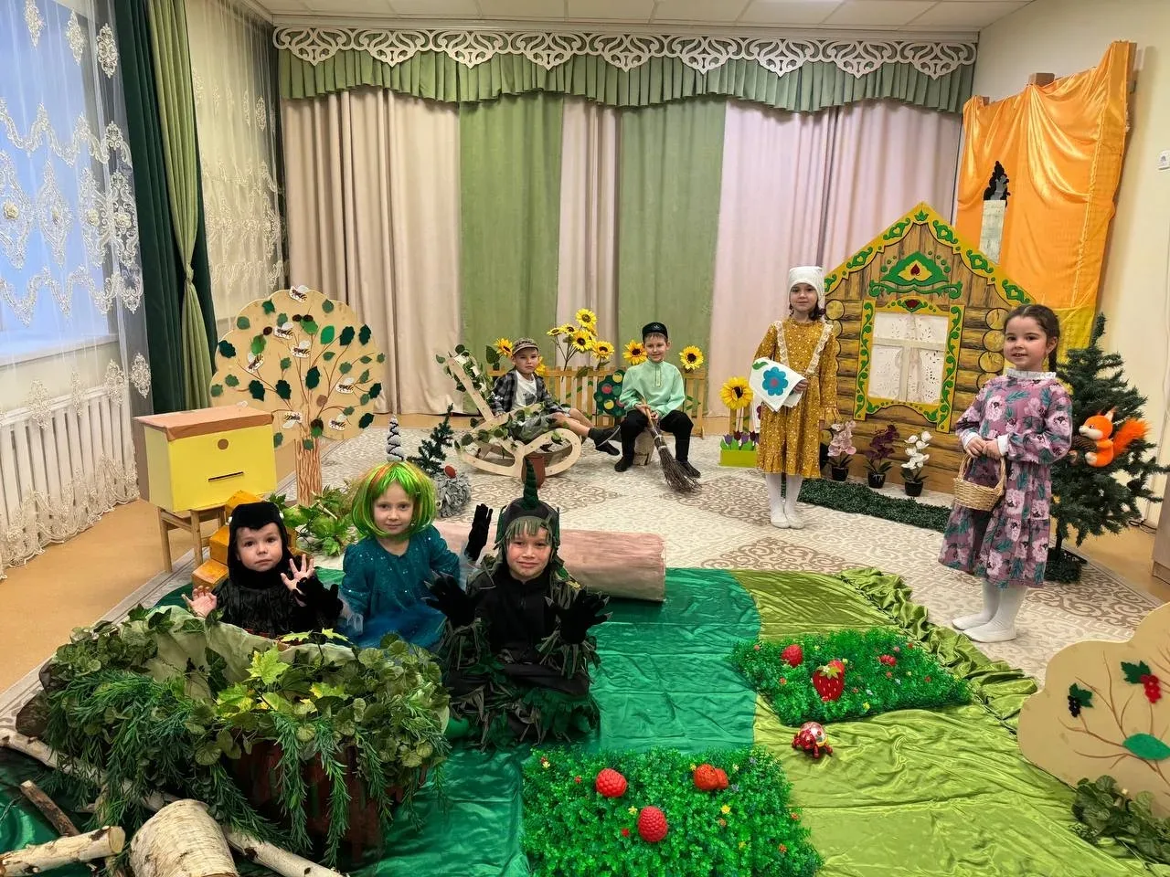 🎭"Сәйяр"☀️ дип аталган республика күләмендә узучы балалар театры конкурсының район этабында җиңүебе