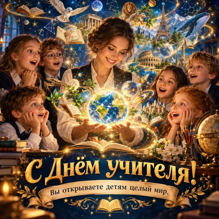 🍂 С Днём учителя, дорогие наши УЧИТЕЛЯ!
