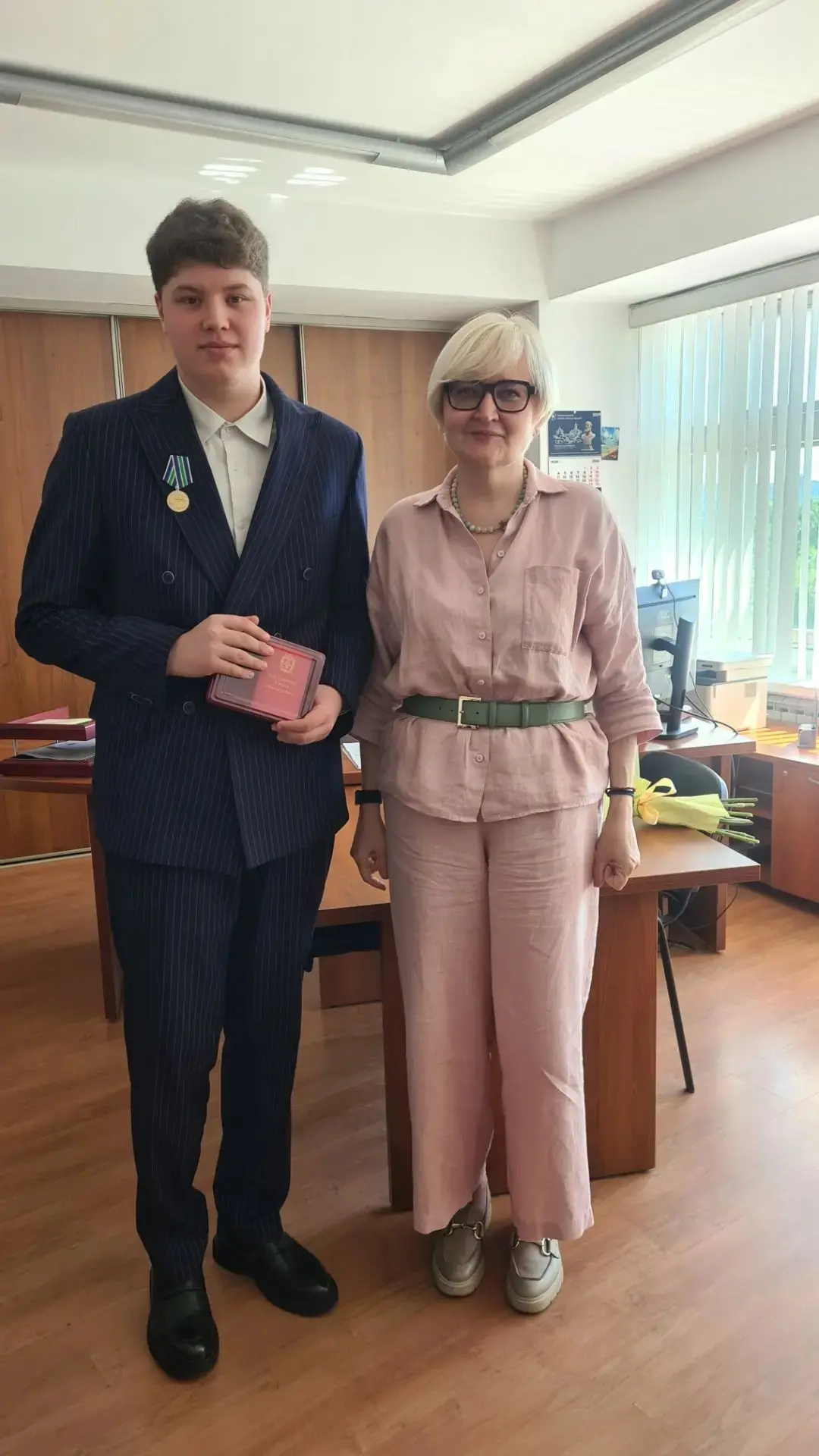✨️Гордость школы: наш ученик награждён Медалью Кузбасса!

🎉Вчера состоялось значимое и торжественно