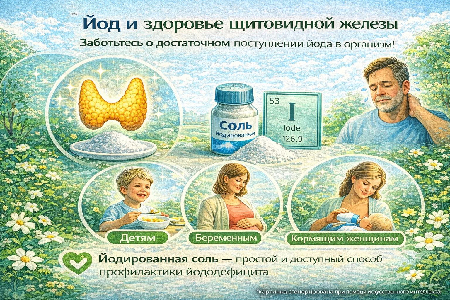 Йод и здоровье щитовидной железы