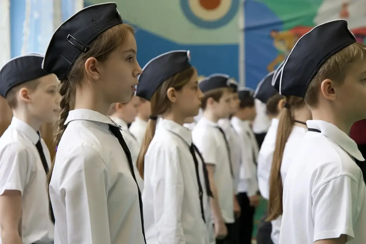 Смотр строя и песни 2026🔥 🇷🇺 Сегодня в нашей школе прошел Смотр строя и песни, посвящённый 81-ой год