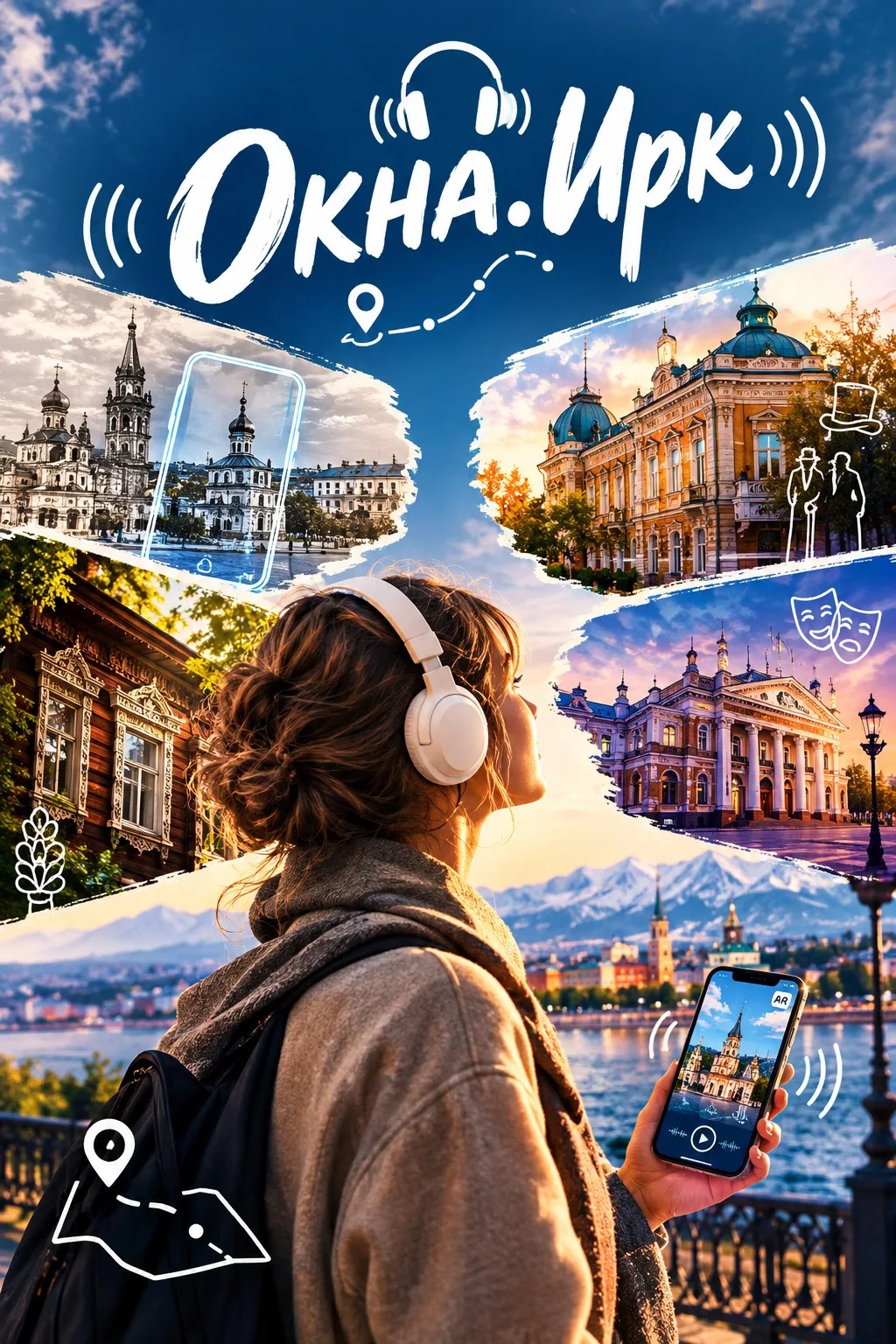 🎧 В Иркутске запустили мобильные аудиоспектакли-прогулки «Окна.Ирк»