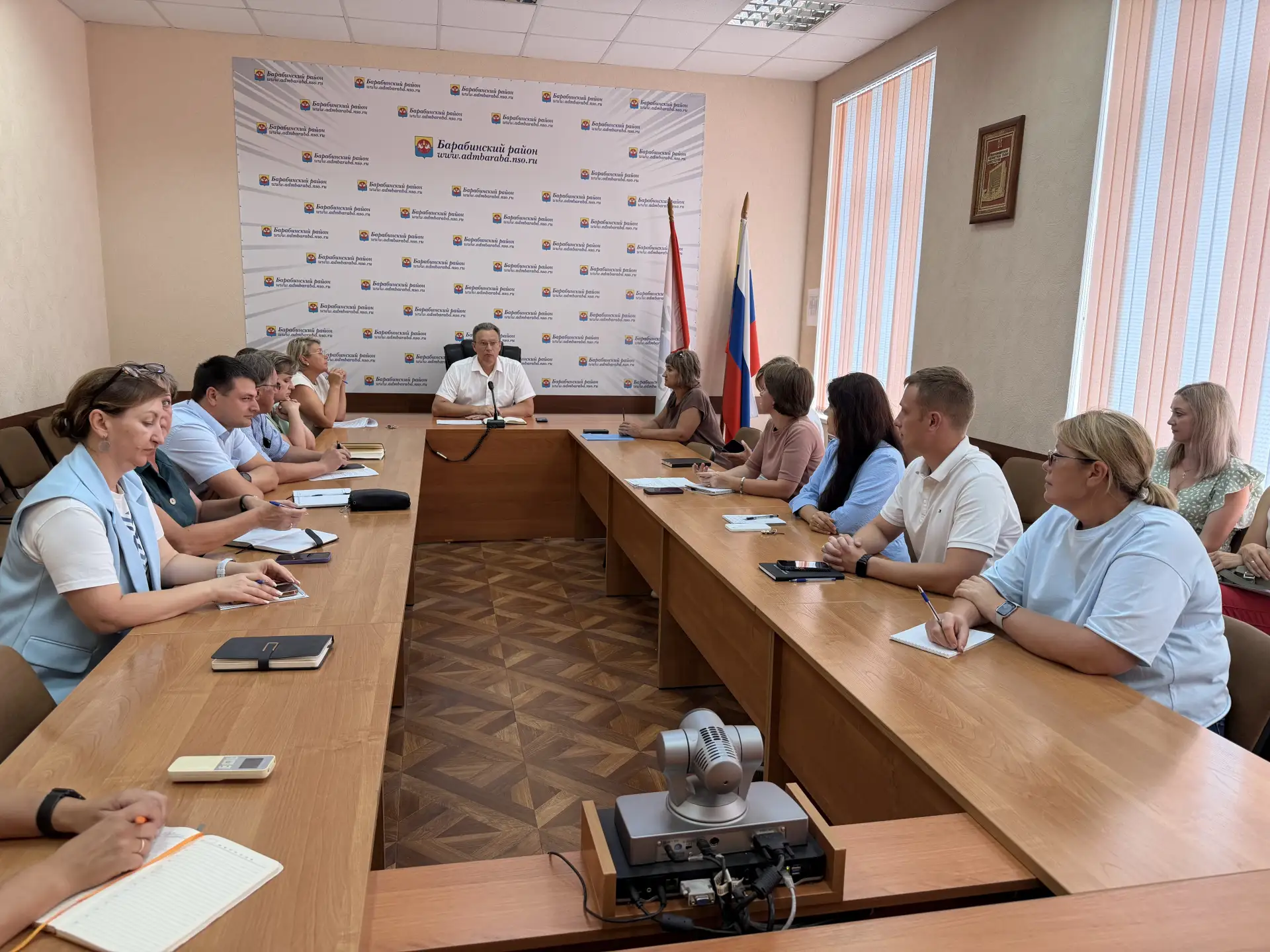Вчера в администрации Барабинского района состоялось совещание, посвящённое повышению к...