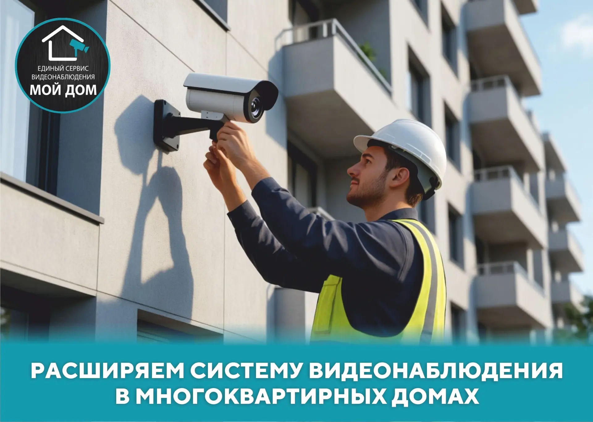 ⚡️Расширяем систему видеонаблюдения «МОЙ ДОМ» в многоквартирных домах 

В ноябре 2025 г. наши специа