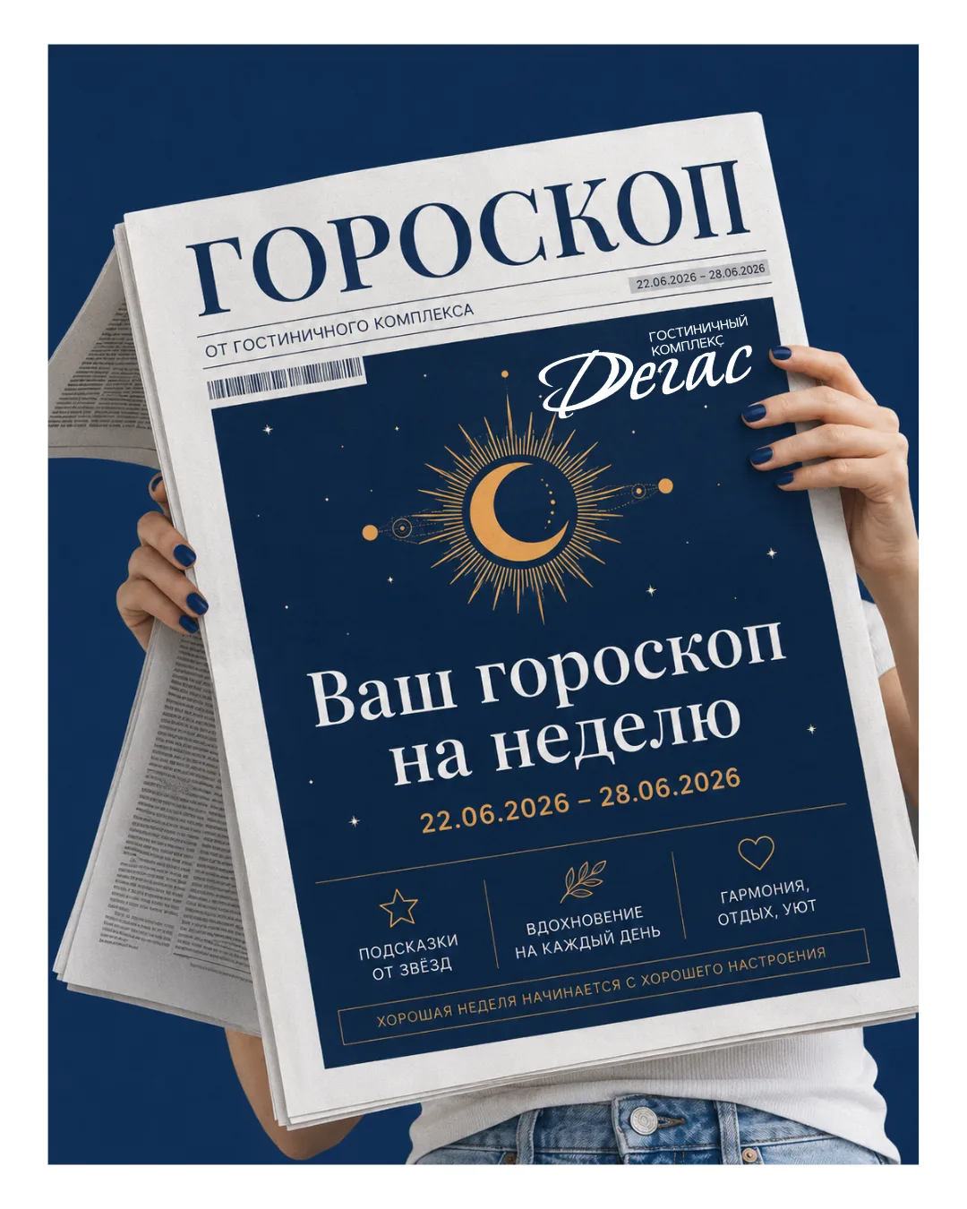 ✨ ГОРОСКОП НЕДЕЛИ ОТ ГОСТИНИЧНОГО КОМПЛЕКСА «ДЕГАС» ✨