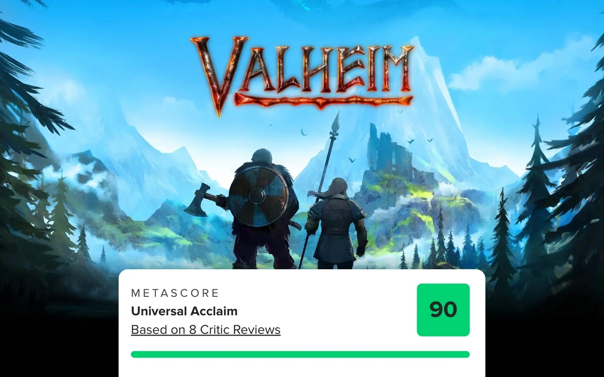 👍 Финальная версия Valheim 1.0 получила высокие оценки от журналистов — на Metacritic ...
