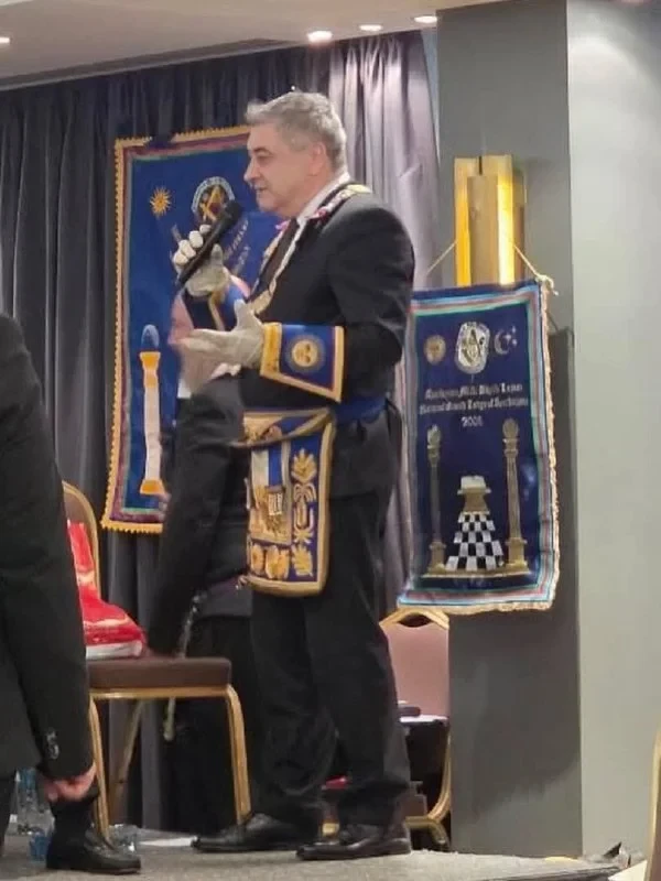 2026.06.27 Азербайджан, Баку. Ассамблея Национальной Великой Ложи Азербайджана. С приветственным сло