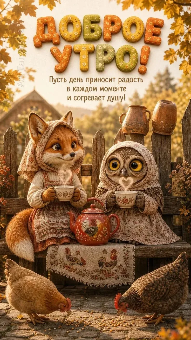 ДОБРОЕ УТРО 🍂☀️☕️