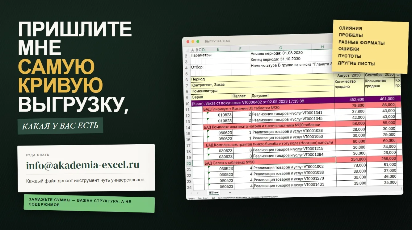 ПРИШЛИТЕ МНЕ САМУЮ КРИВУЮ ВЫГРУЗКУ, КАКАЯ У ВАС ЕСТЬ

В прошлый раз обещал рассказать про вторую бол