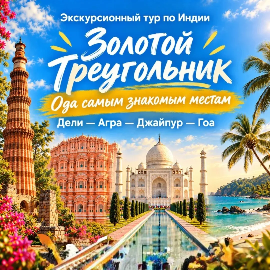 🕌 Золотой Треугольник — ода самым знаковым местам Индии!