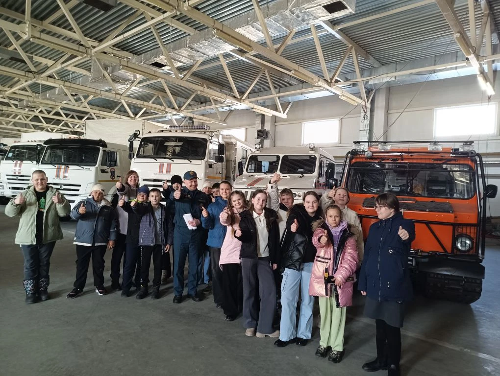 🚒Экскурсия в ПРПСО МЧС России