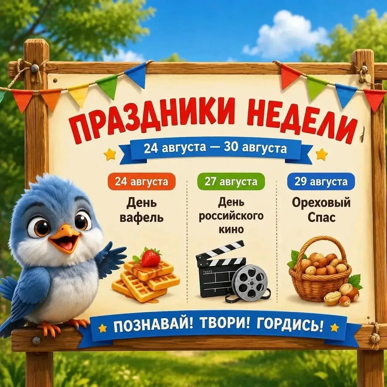 Сегодня мы с вами встречаем последнюю неделю лета! ☀️