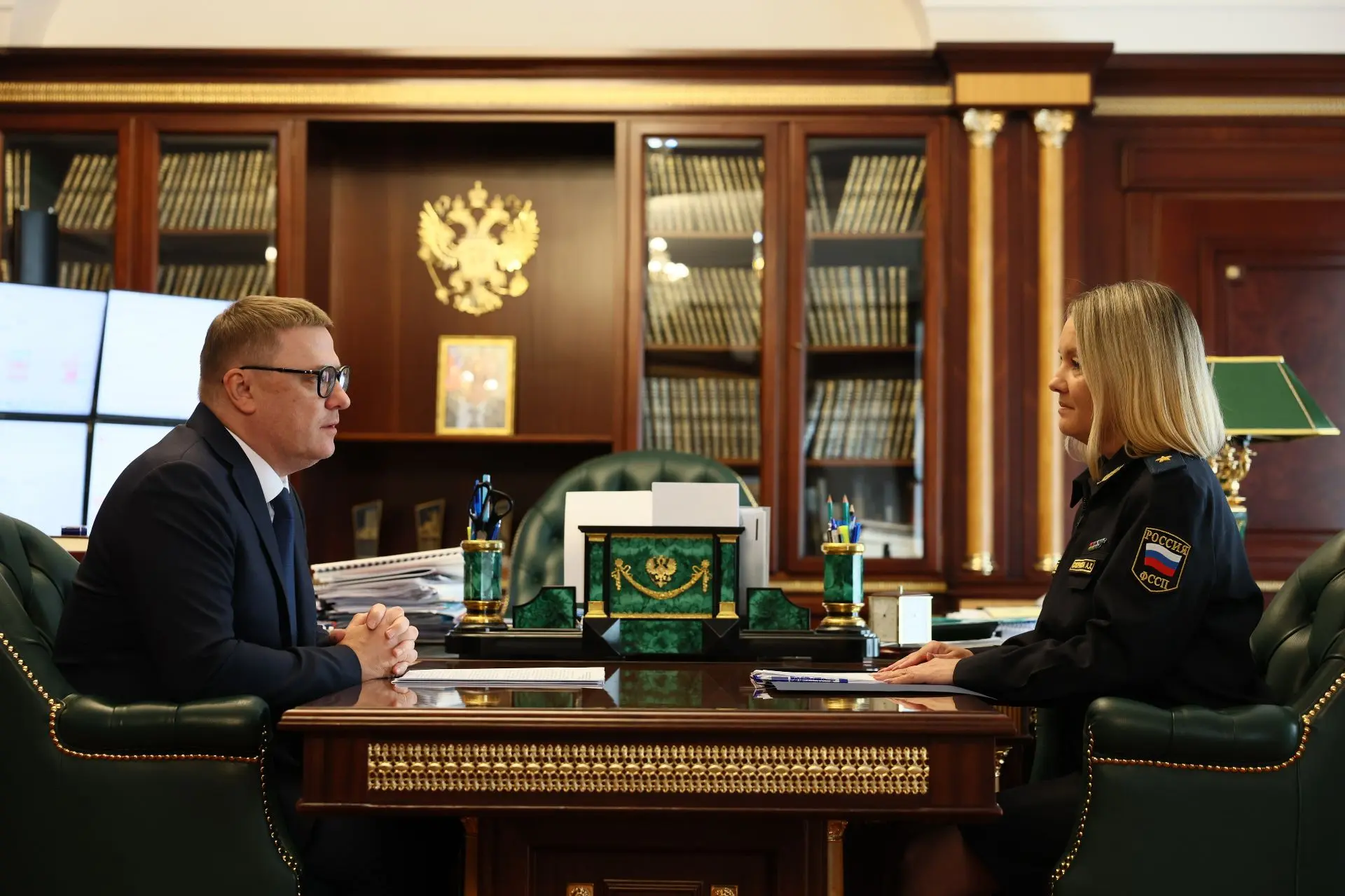 ‼ Алексей Текслер провел рабочую встречу с врио руководителя Главного управления ФССП Р...