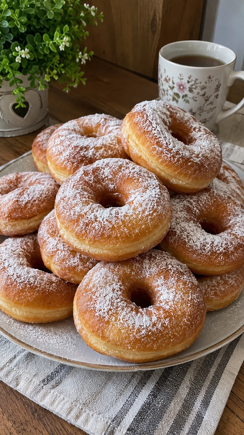 🍩 ВОЗДУШНЫЕ ПОНЧИКИ К ЧАЮ - МЯГКИЕ И ПЫШНЫЕ