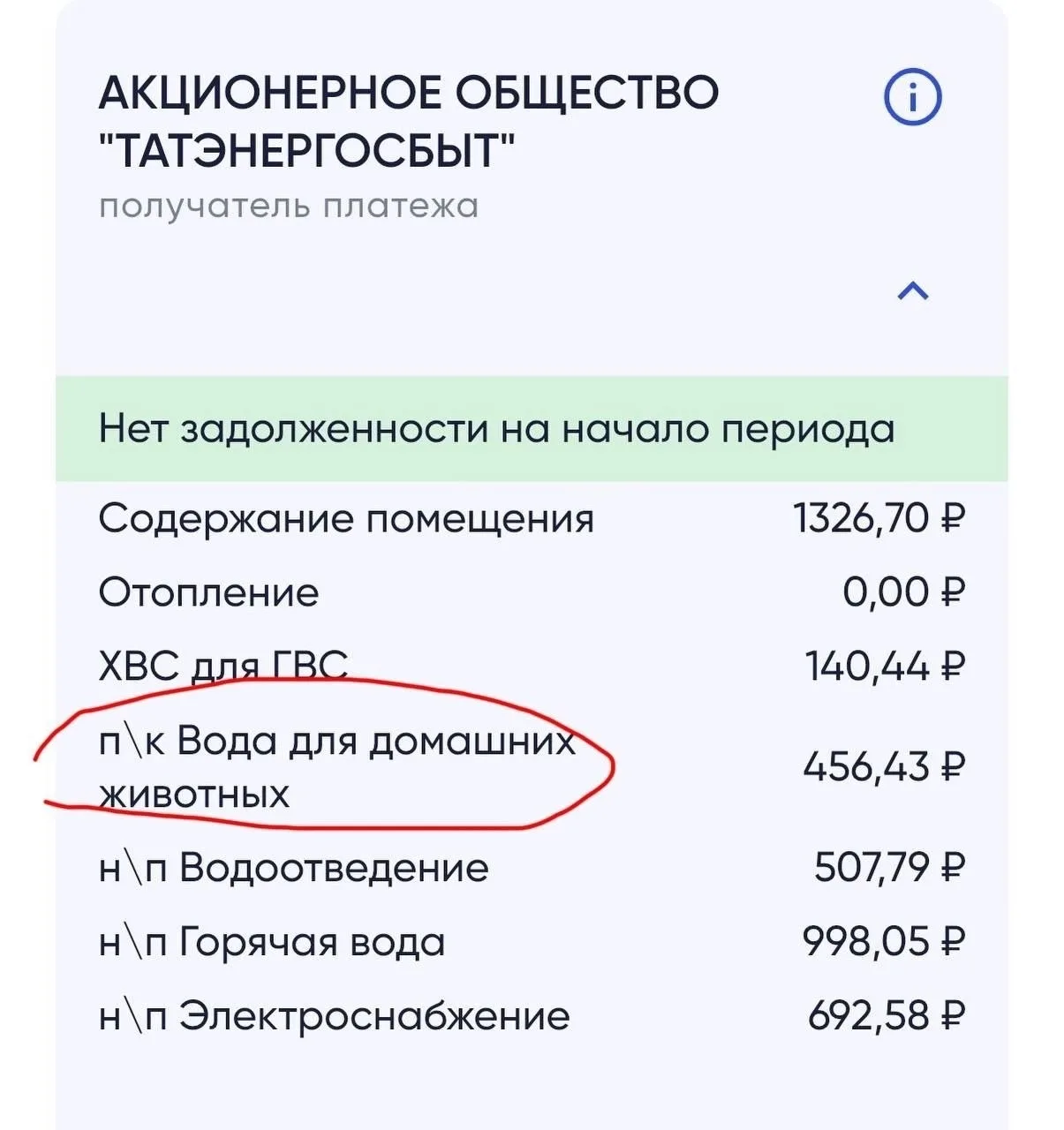 Счета за воду для несуществующих питомцев получили жители Татарстана