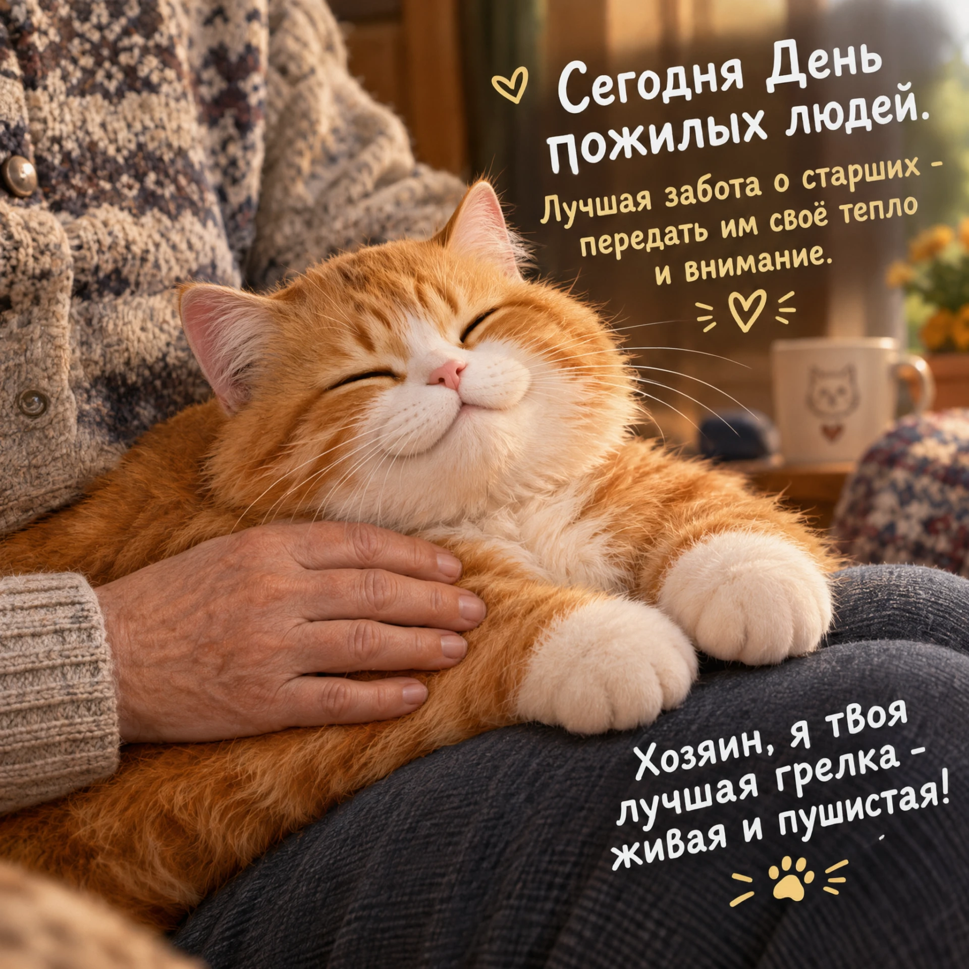 Поздравляем всех наших бабушек и дедушек с праздником 😊