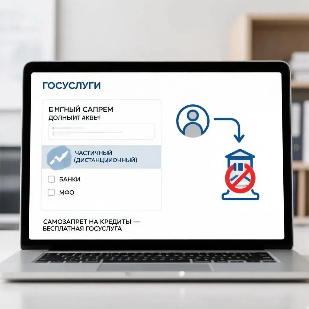 🚫 Сервис самозапрета на кредиты.  Государственная услуга, которая позволяет добровольно ограничить 