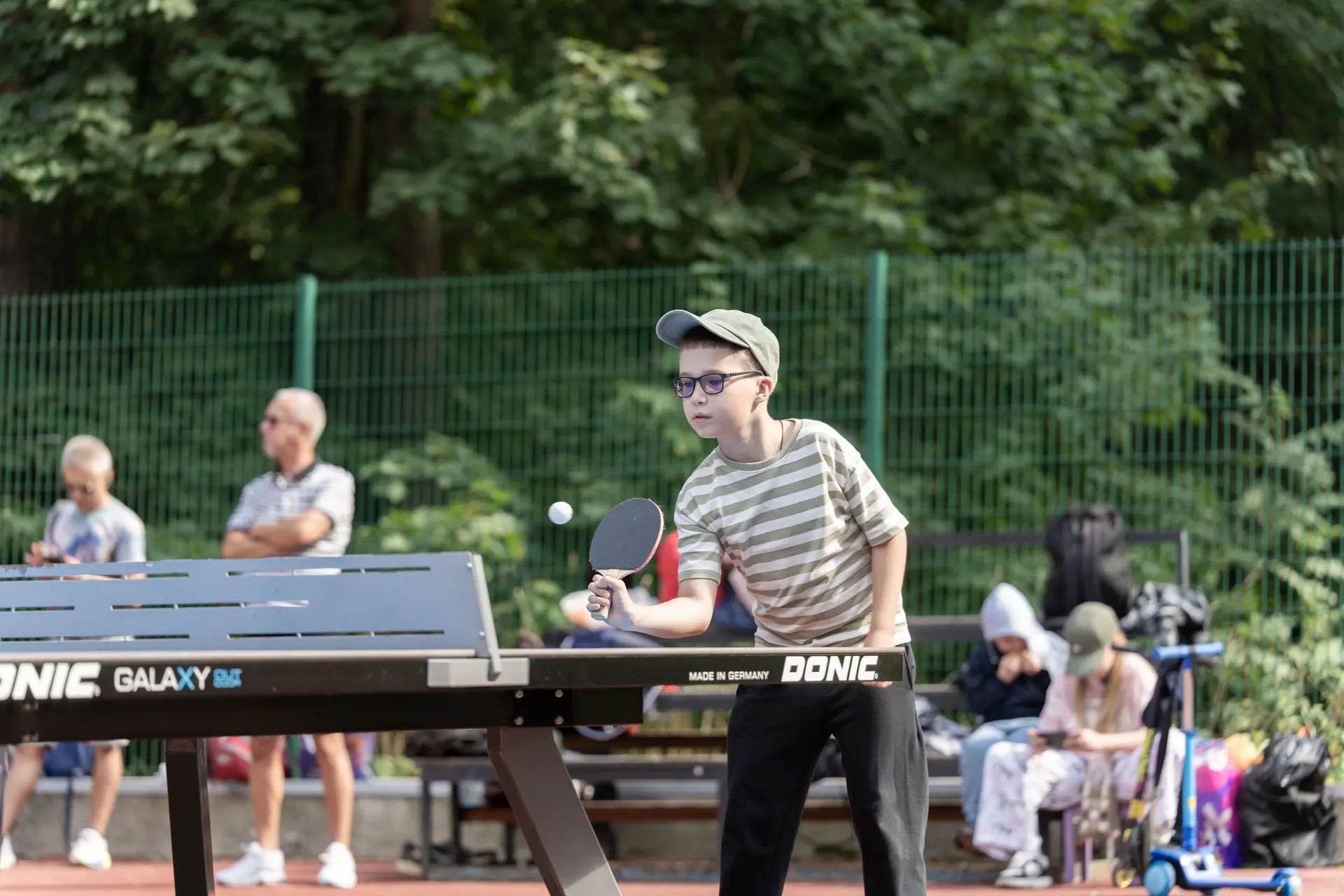 🏓Посетил турнир по настольному теннису, который прошел в нашем парке в честь Дня города