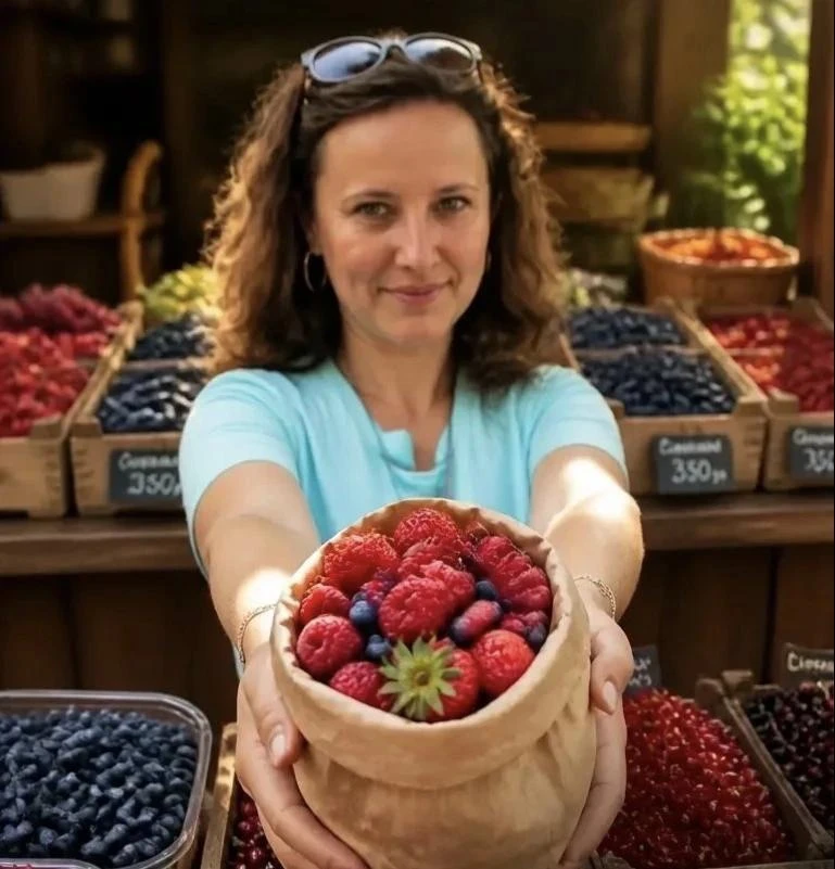 На улице осень, а мы продолжаем радовать вас вкуснейшими ягодами и фруктами! 🍓