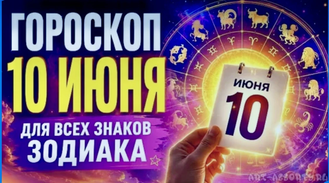 Любимый гороскопп !
Доброе утро, друзья  ☀️
Гороскоп на сегодня, 10 июня для всех знаков зодиака 🫶
