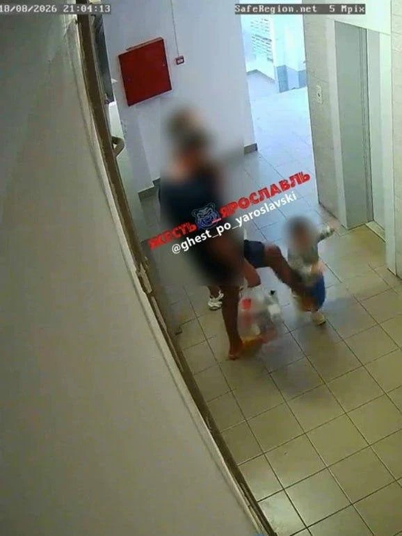 «Пнул малыша в живот»: в Ярославле полиция проводит проверку видео из соцсетей
