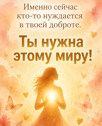 Мы часто недооцениваем себя и то, как можем влиять на этот мир своим словом, действием,...
