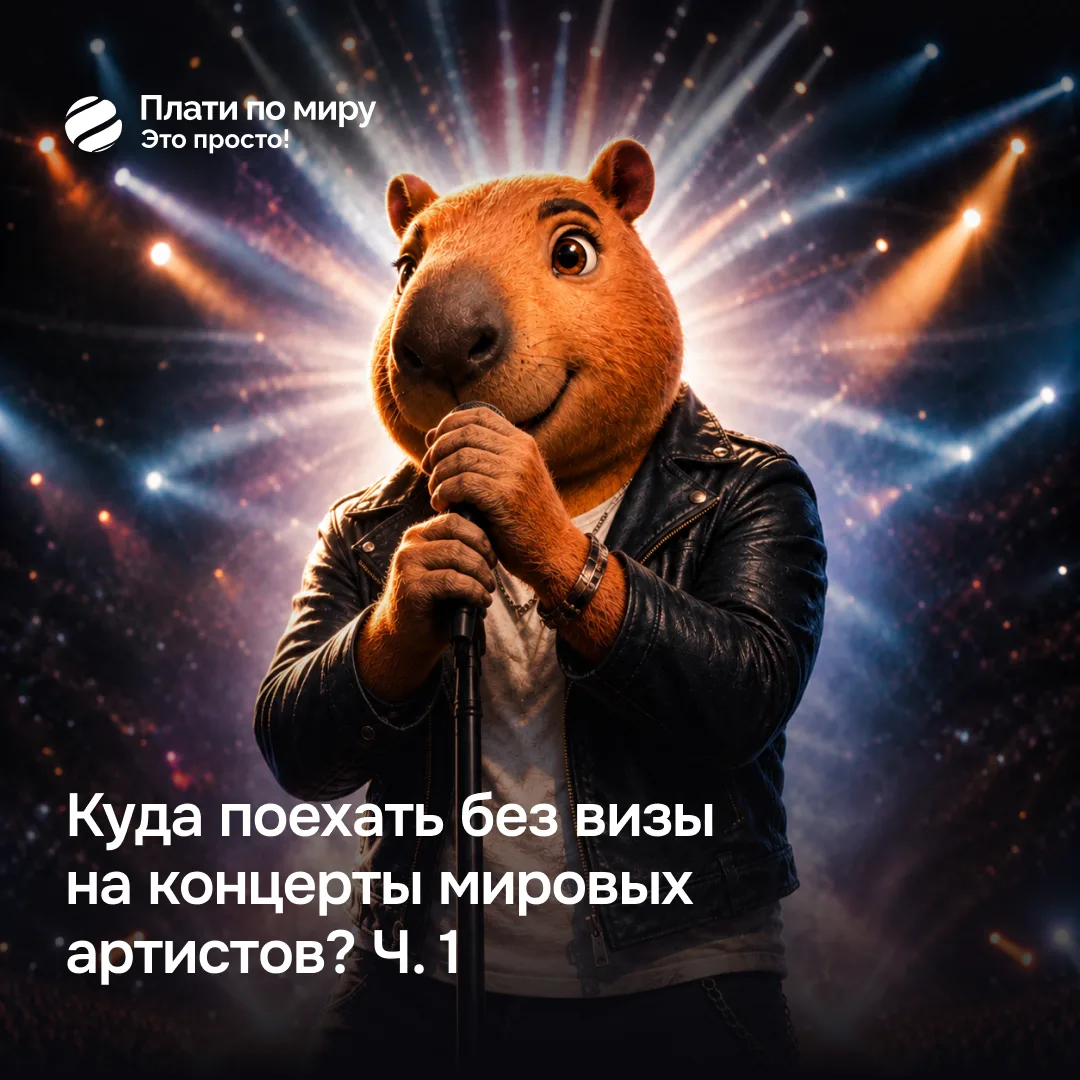 😎 Концерт любимого артиста — уже хороший повод для поездки. А если город ещё и без визы для россиян