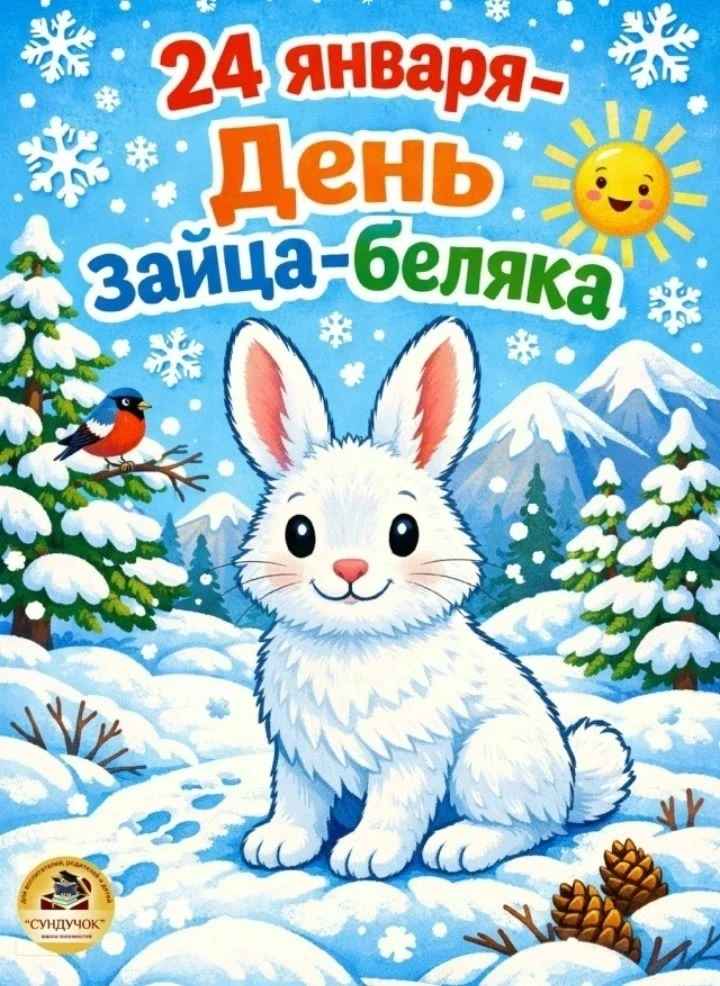 24 января День зайца - беляка. Воспитанники Группы раннего возраста "Калинка" Сделали з...