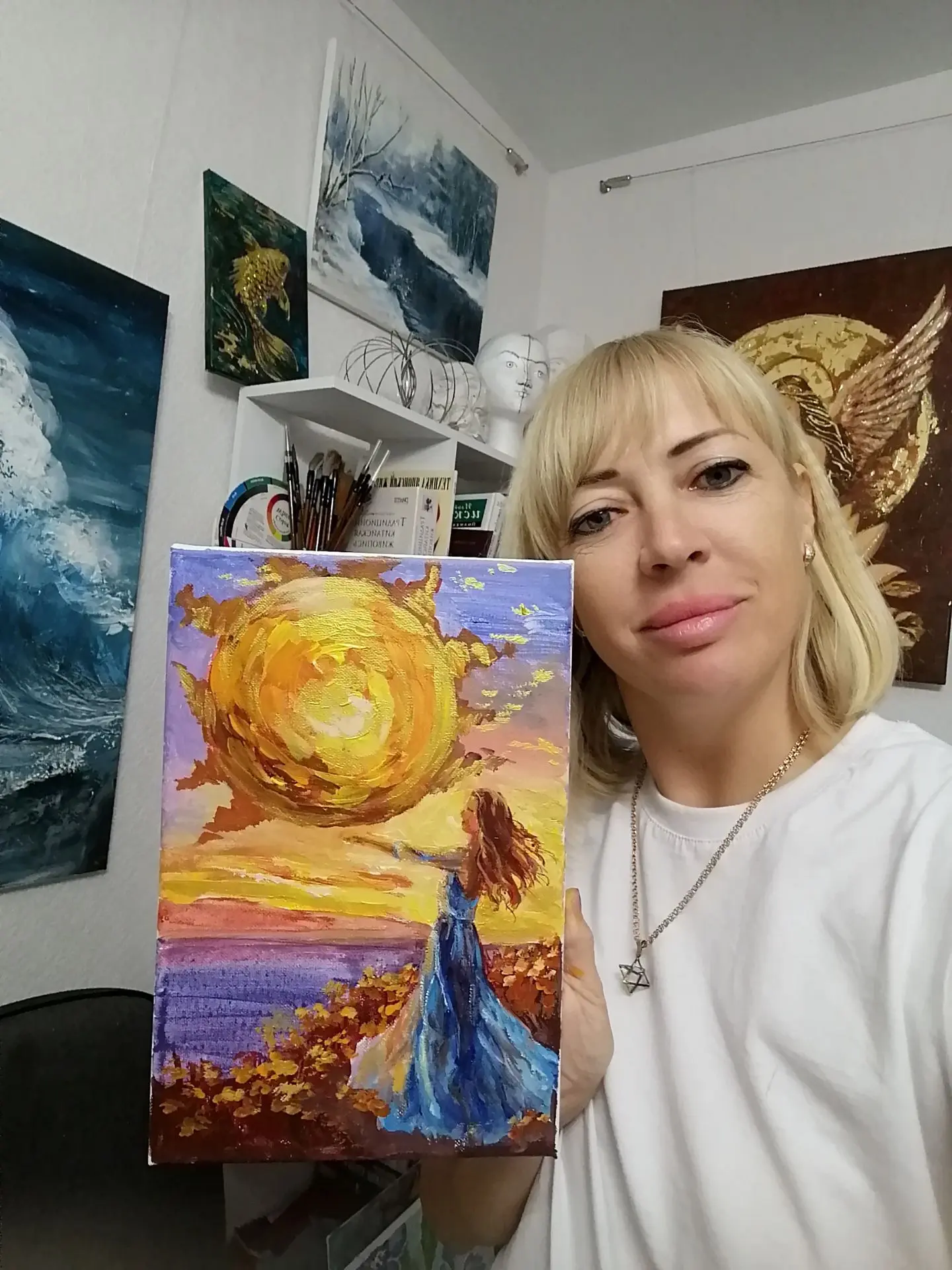Мой будущий шедевр почти готов🎨🎨🎨 завтра будем заканчивать в прямом эфире в 19.00 МСК