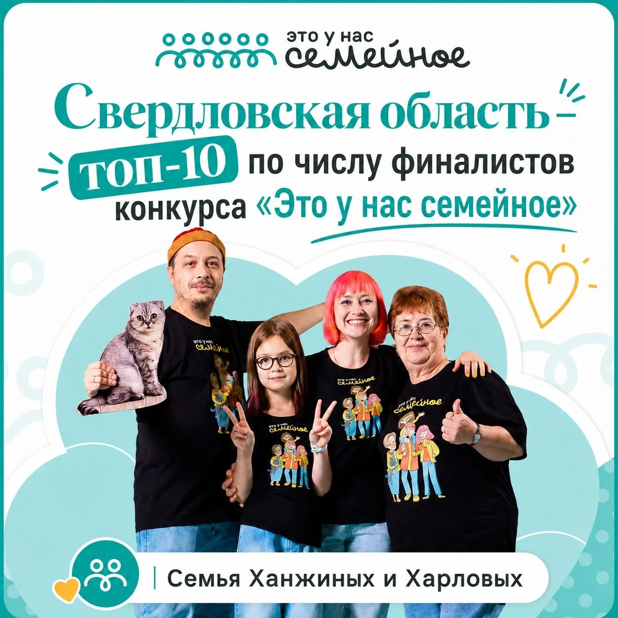 🌟 Уральские семьи — в топе самых активных