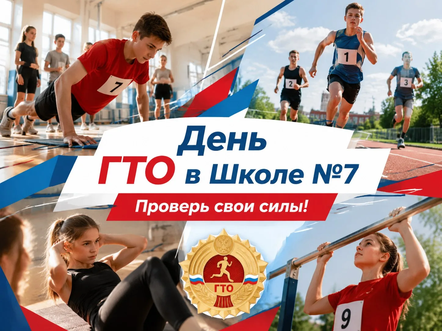 📢 Внимание! День ГТО в Школе №7: Проверь свои силы! 🥇