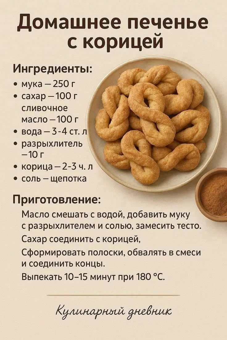 Для любителей корицы