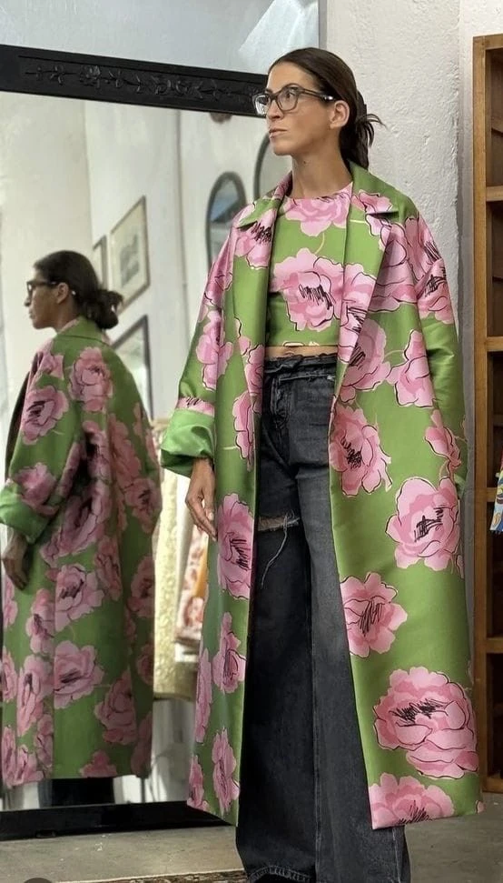 Идеи стильных вещей для пошива из жаккарда новой коллекции 💚💓