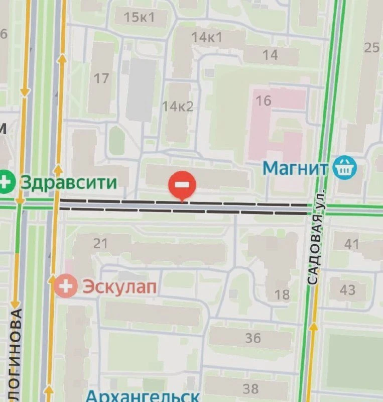 Novgorodsky Prospekt is closed until October 12