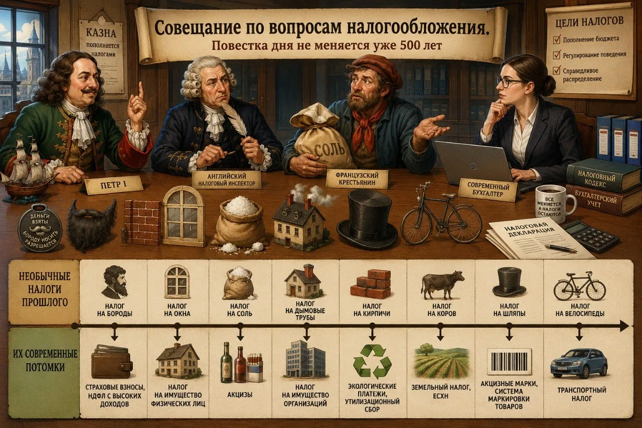 Необычные налоги прошлого и их современные потомки